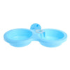 Dog Bowl Anti Bite Detachable Hanging Double Bowls For Dogs Food Auto Water Dispenser Dish Supplies
