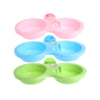 Dog Bowl Anti Bite Detachable Hanging Double Bowls For Dogs Food Auto Water Dispenser Dish Supplies