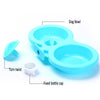 Dog Bowl Anti Bite Detachable Hanging Double Bowls For Dogs Food Auto Water Dispenser Dish Supplies
