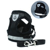 Dog Harness Vest Reflective Walking Lead Leash