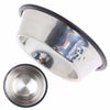 New Dog Cat Bowls Stainless Steel Travel Footprint Feeding Feeder Water Bowl For Pet Dog Cats Puppy Outdoor Food Dish 3 Sizes