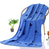 140*70cm Super-sized Microfiber Strong Absorbing Water Bath  Dog Towels