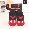 4PCS Warm Puppy Dog Shoes
