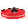 Nylon Pet Dog Collar LED Light Night Safety