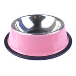 Stainless Steel Color Spray Paint Dog Bowls